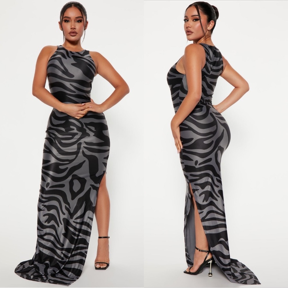 Black/ Grey Dress 👗